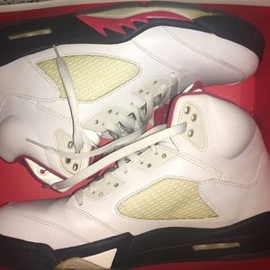 Jordan 5s Fire Red